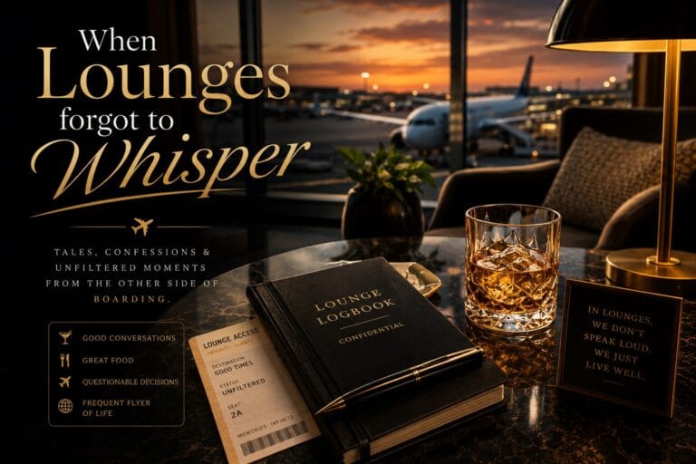 When Airport Lounges Forgot to Whisper